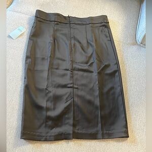 Petite Sophisticate Black Skirt NWT